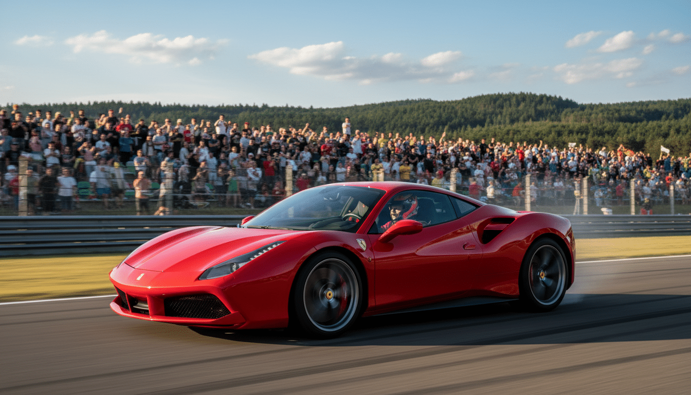F488 Ferrari F488 GTB selber fahren oder im Renntaxi als Beifahrer erleben